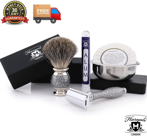 Shaving brush and soap set - soap, de